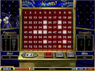 KENO | KENO Online | Play KENO Online