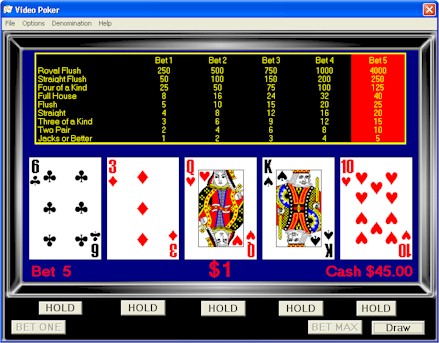 Online Casino Video Poker